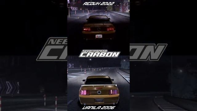 NFS : Carbon comparison Vanilla and Redux 2022 смотреть онлайн