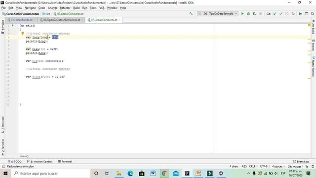 12. Kotlin. Literal Constants. смотреть онлайн