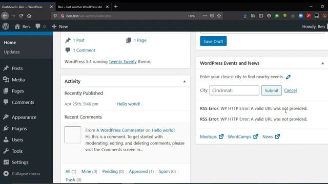 A Quick View at the WordPress Dashboard3 смотреть онлайн