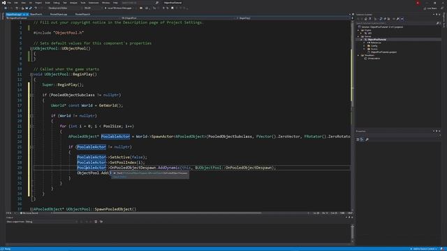 C++ Object Pools in UE5 смотреть онлайн