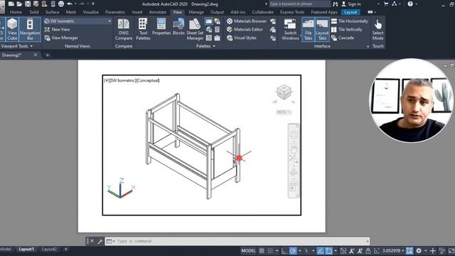 AUTOCAD 2020 - EXTRAIR 2D DE 3D NO AUTOCAD смотреть онлайн
