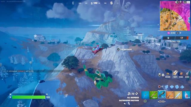 New Poseidon Skin Gameplay (Fortnite Battle Royale) смотреть онлайн