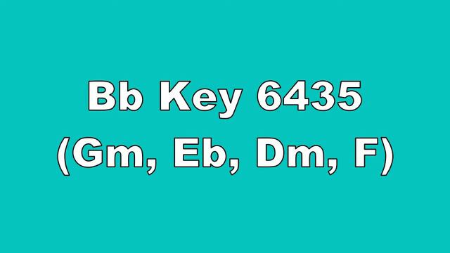 Bb Key 6435 Gm, Eb, Dm, F смотреть онлайн