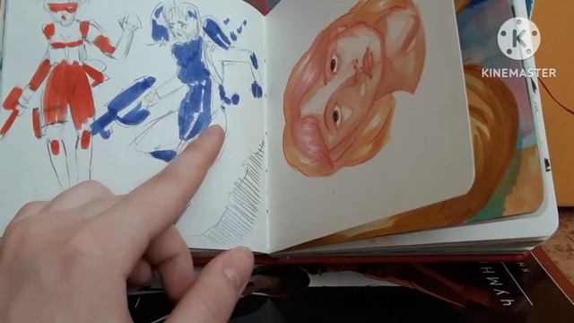 Масштабный обзор скетчбука🙊❤️ смотреть онлайн