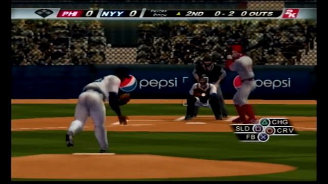 MLB 2K10 (PS2) Phillies vs Yankees gameplay смотреть онлайн