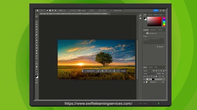 Using Generative Fill and Expand in Adobe Photoshop смотреть онлайн