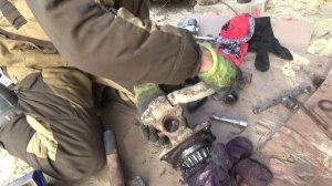 Замена шкворней Хендай HD 120