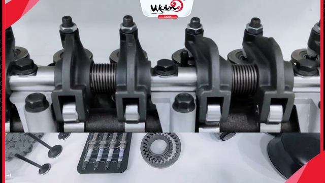 Part of the sample display, spark plugs, clutch plates, port cylinder heads, here are what you need смотреть онлайн