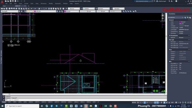 ♻️ Autocad Kiến Trúc - Cách Vẽ Mái - PhuongTk смотреть онлайн