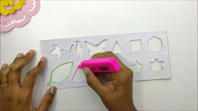 DIY Picture drawing stencil for kids | Drawing template board for kids | Back to school crafts смотреть онлайн