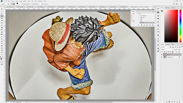 Easy masking for RealityCapture (Semi-automatic Photoshop action script) смотреть онлайн