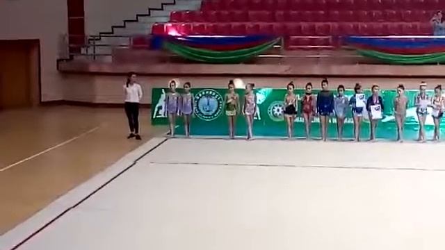 Соревнование по художественной гимнастики ! Первое место. смотреть онлайн