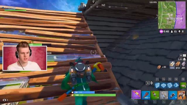 *EPIC* SKY BASE BATTLE In Fortnite Battle Royale! смотреть онлайн