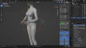 Риггинг персонажа в Blender с помощью аддона Rigify.Байндим меш и разбираем риг.