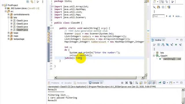 Java Programming #39 Lists Detecting duplicates part1 смотреть онлайн