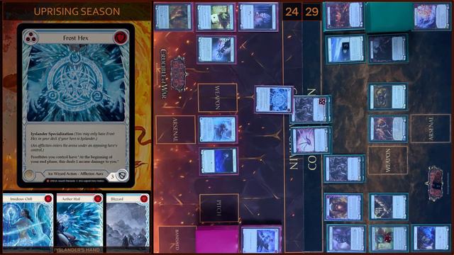 Draconic nest! Iyslander vs Dromai. Classic Constructed decks - Flesh and Blood TCG смотреть онлайн
