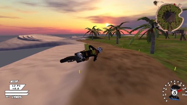 Flipping Over A Volcano In MX Simulator! смотреть онлайн