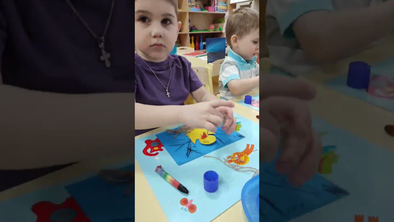 Аппликация в детском саду смотреть онлайн