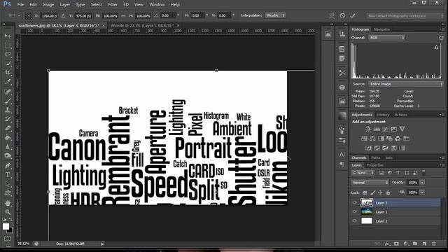 How To Make A Word Cloud In Photoshop смотреть онлайн