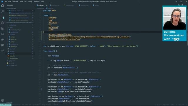 Building Microservices with Go: 7 Documenting RESTful APIs with Swagger смотреть онлайн