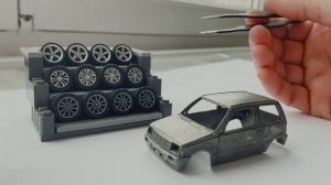 Тюнинг модели ОКА. Масштабная модель 1:43 Deagostini . Тюнинг ОКИ