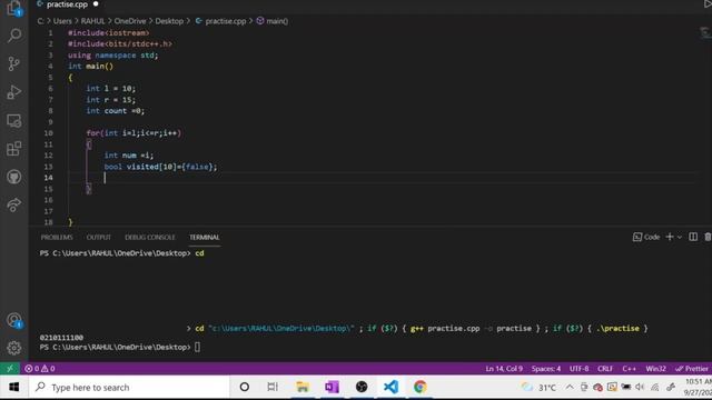 TCS DCA Coding Question 7 | count of unique digits in a given range #dca #tcs смотреть онлайн