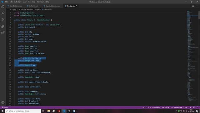 Unity Card Game: Card Collection C# #39 смотреть онлайн