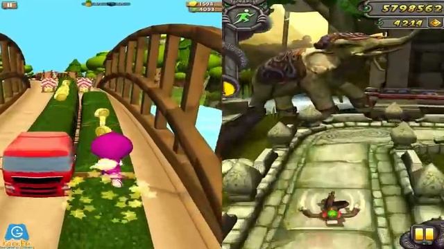 iGameMix?Masha Escape Jungle Vs.Francisco Montoya Monk Lost Jungle Temple Run 2? HD Gameplay #968 смотреть онлайн