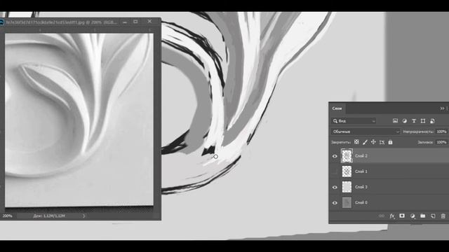 Как рисовать гипсовый орнамент смотреть онлайн