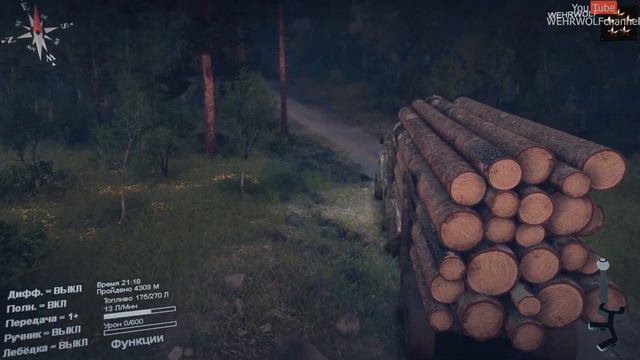 SpinTires 2015 прохождение карты "Холм" в хардкорном одиночном режиме на симуляторе #4 смотреть онлайн