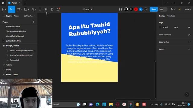How To Make A Design Poster In Figma | Figma Tutorial смотреть онлайн
