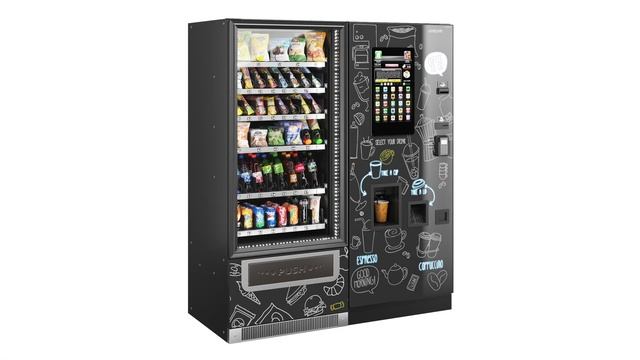 Unicum Rosso TO GO Coffee Machine With Additional Foodbox 3d Model