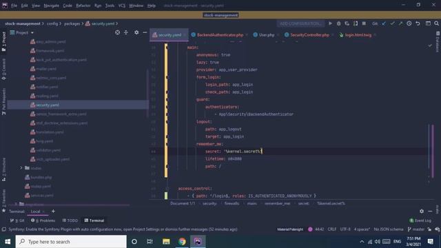 Symfony 5 : Remember me - إضافة ميزة تذكرني смотреть онлайн