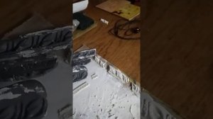 реставрация гипсового рельефа на раме