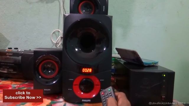 Philips mms 6060f thunder 2.1 home speaker Full sound test смотреть онлайн