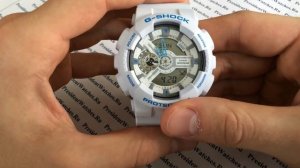 Как настроить CASIO G-SHOCK GA-110SN-7AER и другие модели GA-110 - видео от Watch-Forum.RU