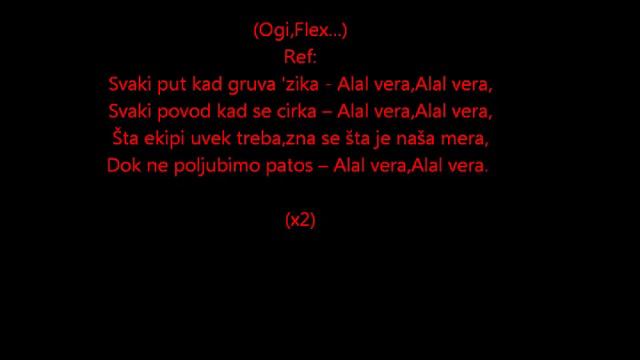 Beogradski Sindikat - Alal Vera [Tekst - Lyrics]