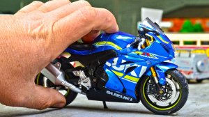 Модель БОЛЬШОЙ МОТОЦИКЛ СУЗУКИ. Новинка Автопанорама. Про машинки.