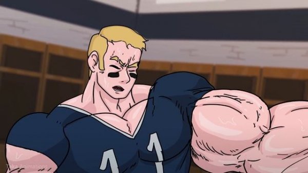 Football Player Muscle Growth