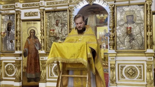 Проповедь настоятеля Спасского храма иерея Димитрия Полещука на Божественной Литургии (поздняя) смотреть онлайн