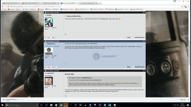 Rainbow Six Error Code - 4-0xFFF0BDDC смотреть онлайн