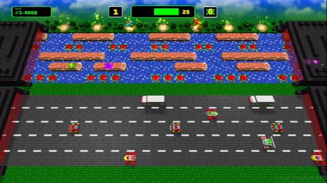 Twin Frogs Trophy | Frogger Hyper Arcade Edition смотреть онлайн
