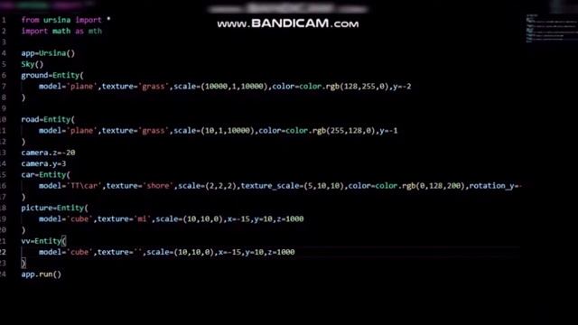 How to make a car game in ursina #python смотреть онлайн