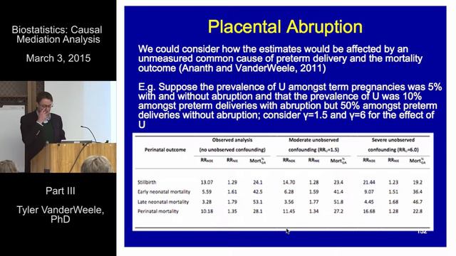 Dr. Tyler VanderWeele, Causal Mediation Lecture 3 смотреть онлайн
