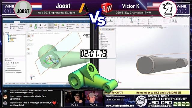 MATCH HIGHLIGHT - CAD vs CAD Speedmodeling! Ansys Spaceclaim vs SolidWorks!! смотреть онлайн