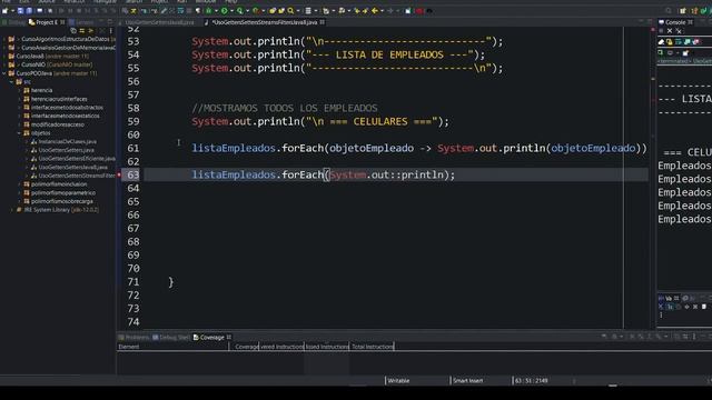 29. Uso de filters, streams, forEach y lambdas (Parte 01) | POO con Java смотреть онлайн