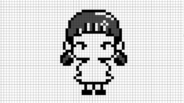 Как Нарисовать Куклу Из Игры В Кальмара По Клеточкам | Squid Game | #pixelart смотреть онлайн