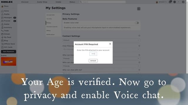 VOICE CHAT IN ROBLOX GAMES [] HOW TO ENABLE VOICE CHAT *EASY METHOD* [] ROBLOX смотреть онлайн