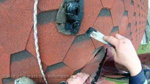 Как  вывести на  крышу  дымоход! Проход  через  крышу.