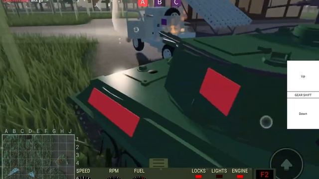 Playing A Tank Game (first Vid!) Game Is Called Multi Crew Tank Combat 4 Btw
